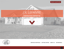 Tablet Screenshot of lefaivre.com